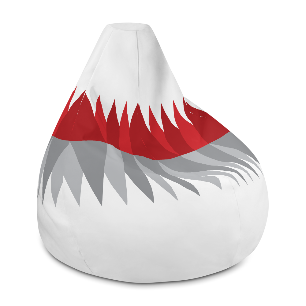 Red Gray Christmas | Bean Bag Chair