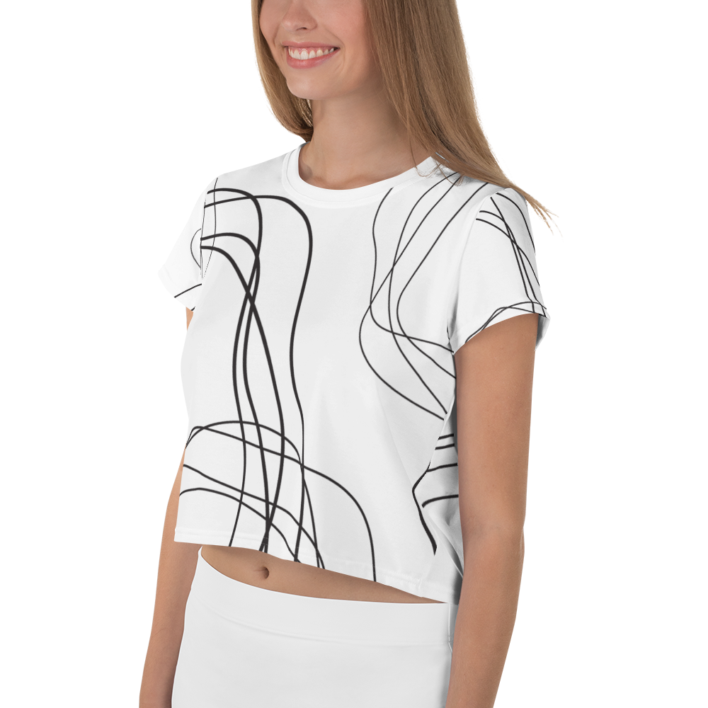 Lines | Crop Tee