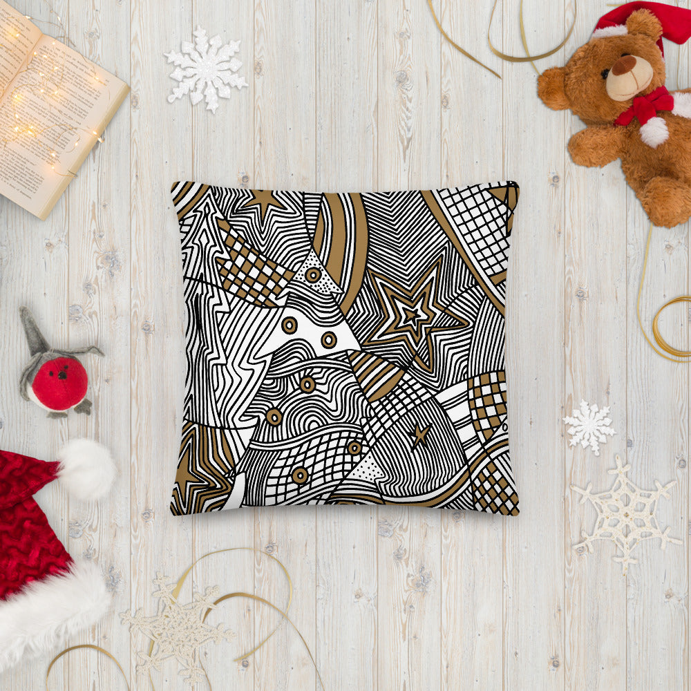 Christmas Graphic Ornament | Pillow