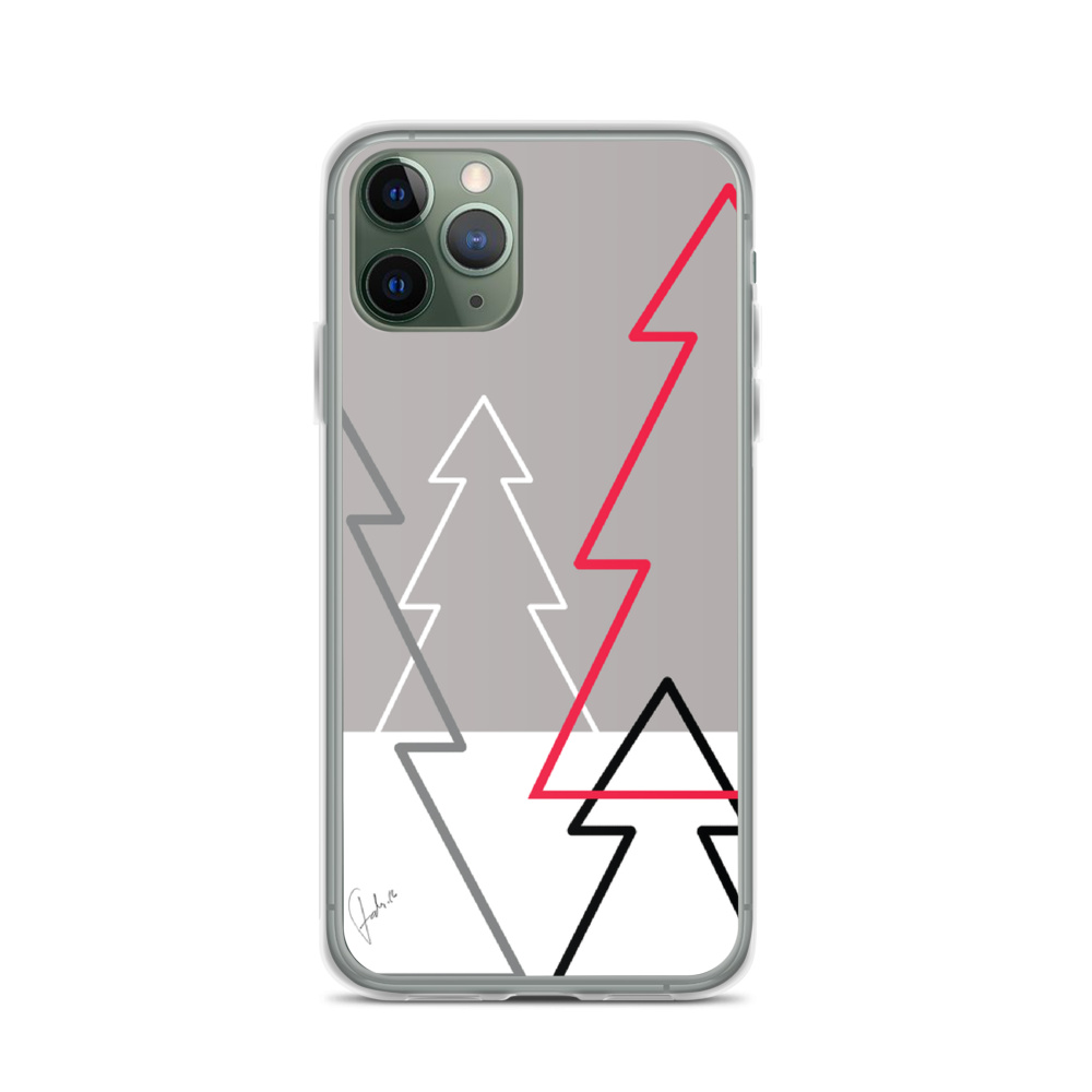 Christmas Tree Forest Colours | iPhone Case