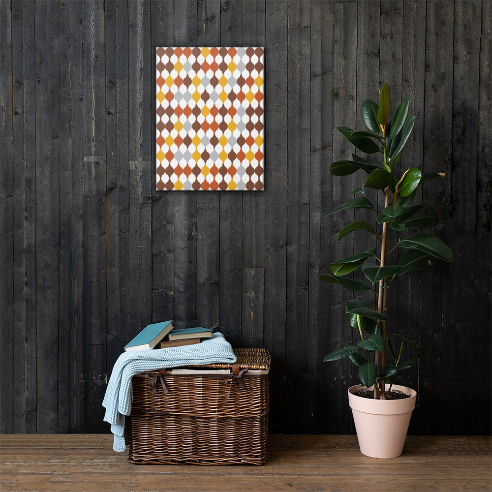 Arabic Warm Ornament | Canvas
