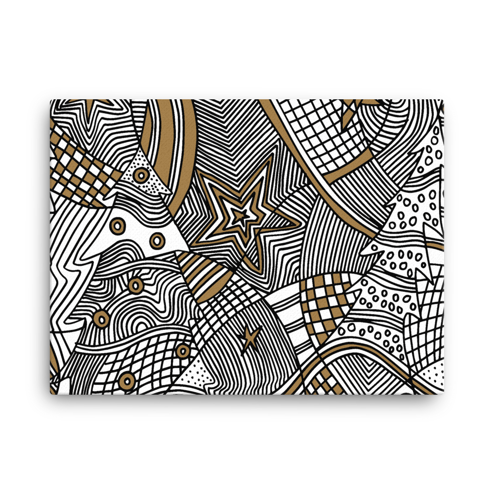 Christmas Graphic Ornament | Canvas