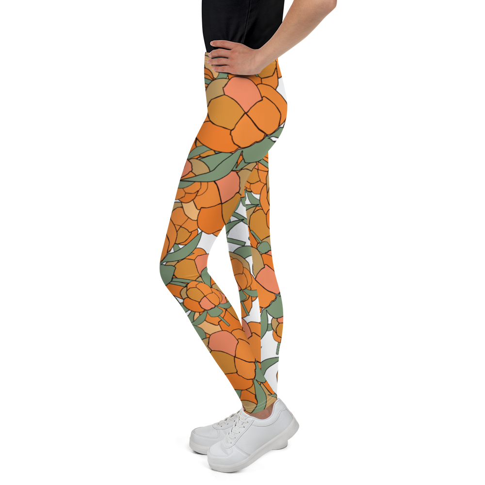 Lakka Ornament Black | Youth Leggings