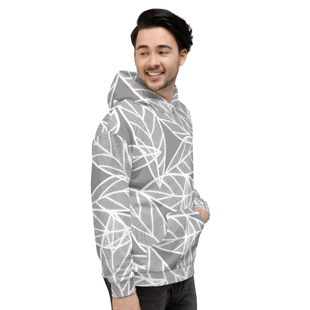 Messy White Leaves | Hoodie