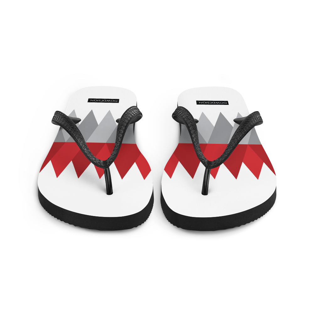 Red Gray Christmas | Flip-Flops