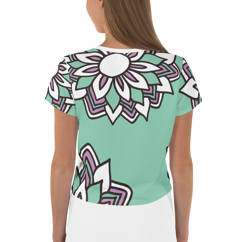 Smiling Flowers | Crop Tee