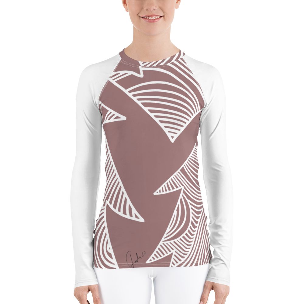 Christmas Pastel Ornament | Women's Rash Guard