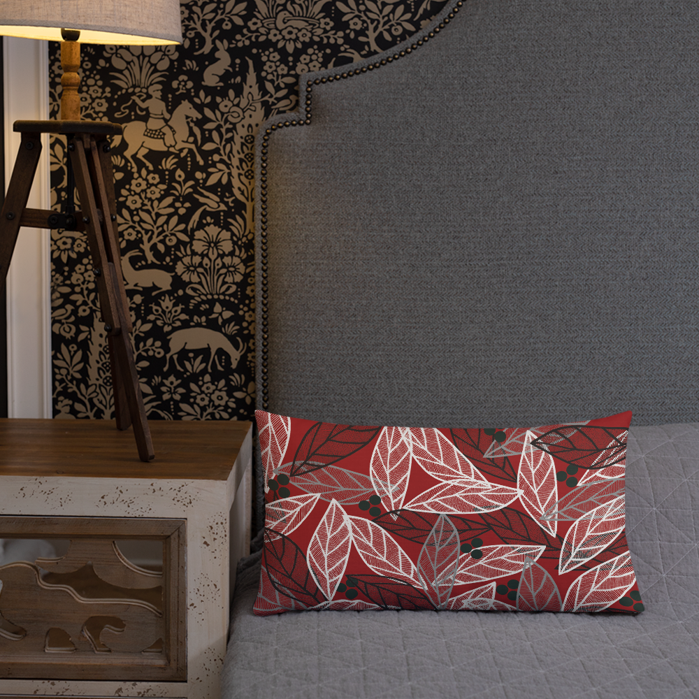 Christmas Leaves | Pillow