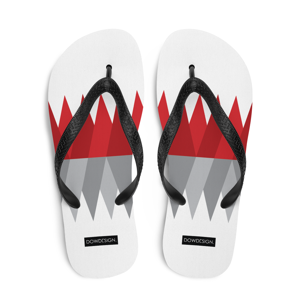 Red Gray Christmas | Flip-Flops