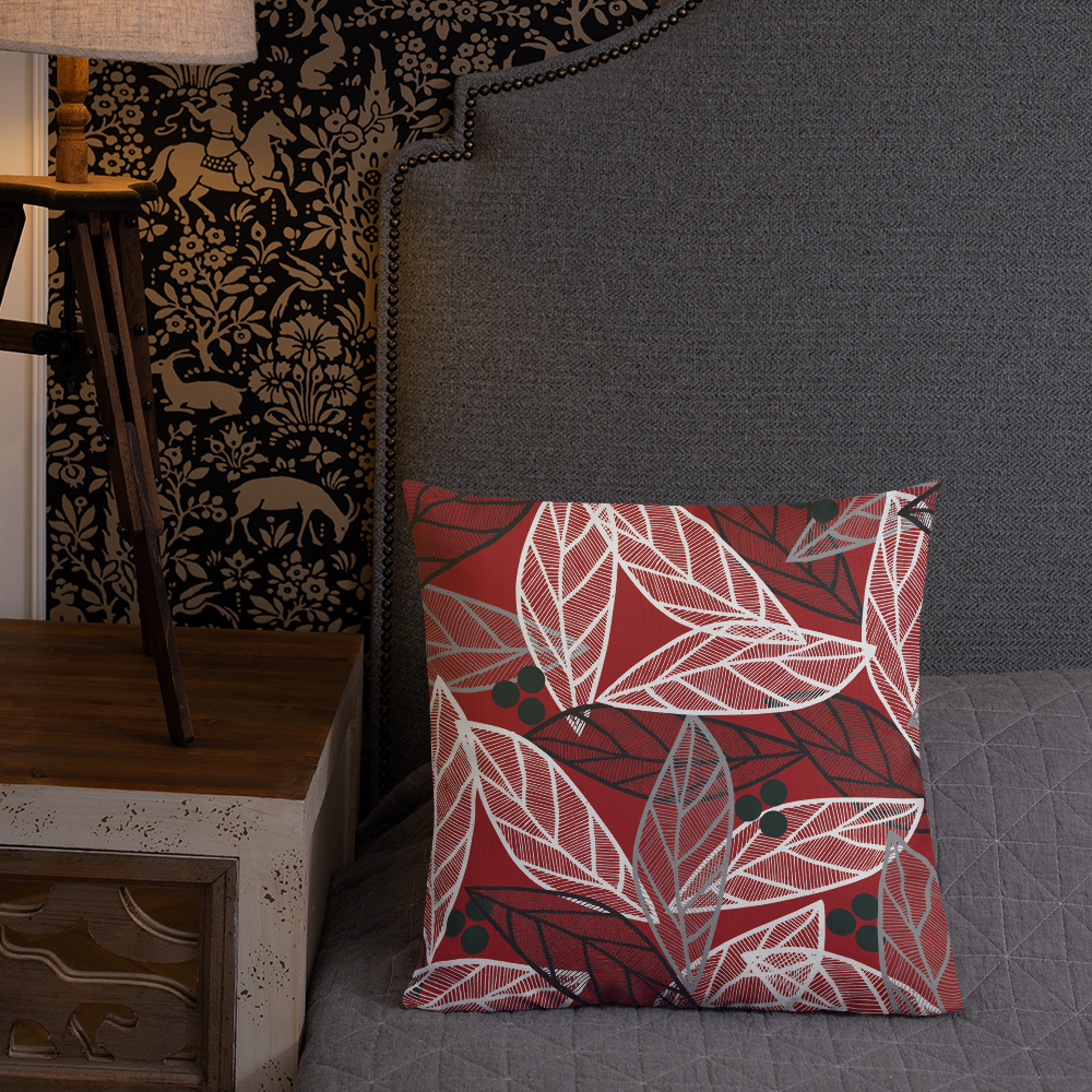Christmas Leaves | Pillow