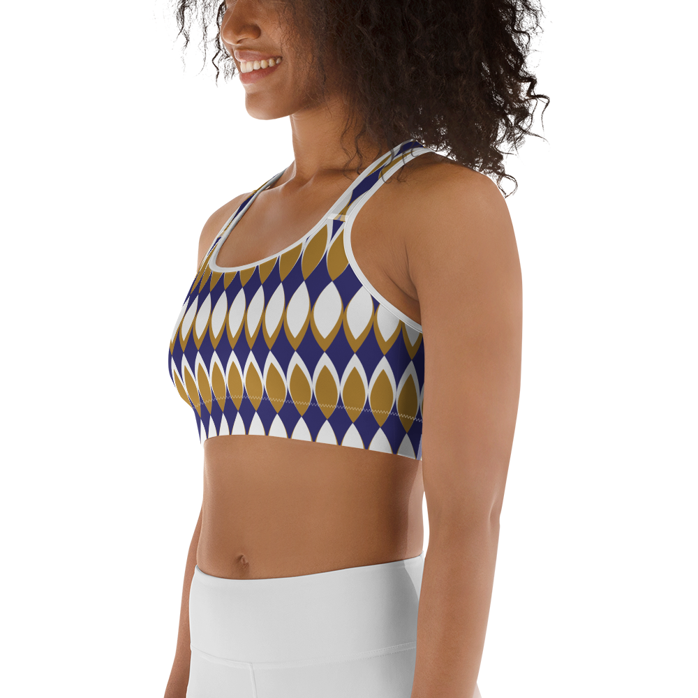 Golden Eye Ornament | Sports Bra