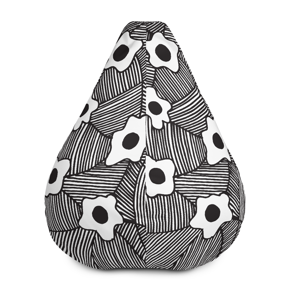 Black Ornament | Bean Bag Chair