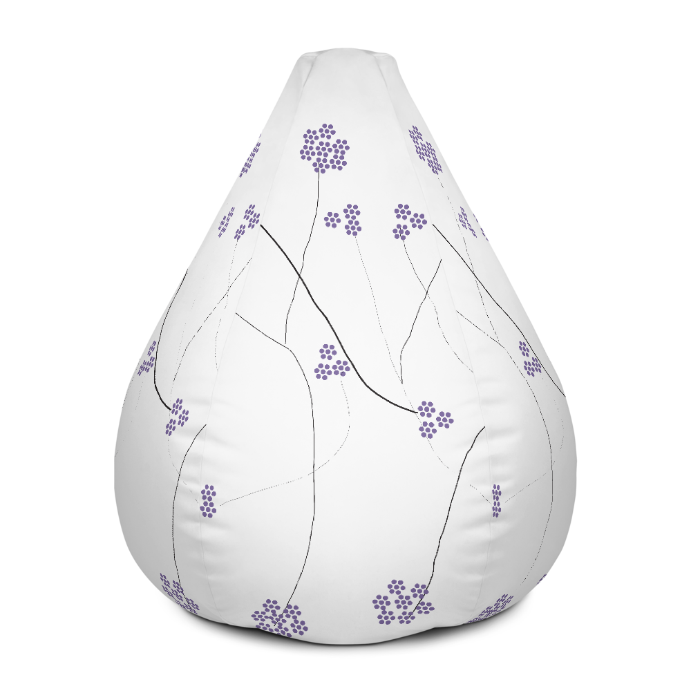 Purple Small Flowers | Bean Bag Chair
