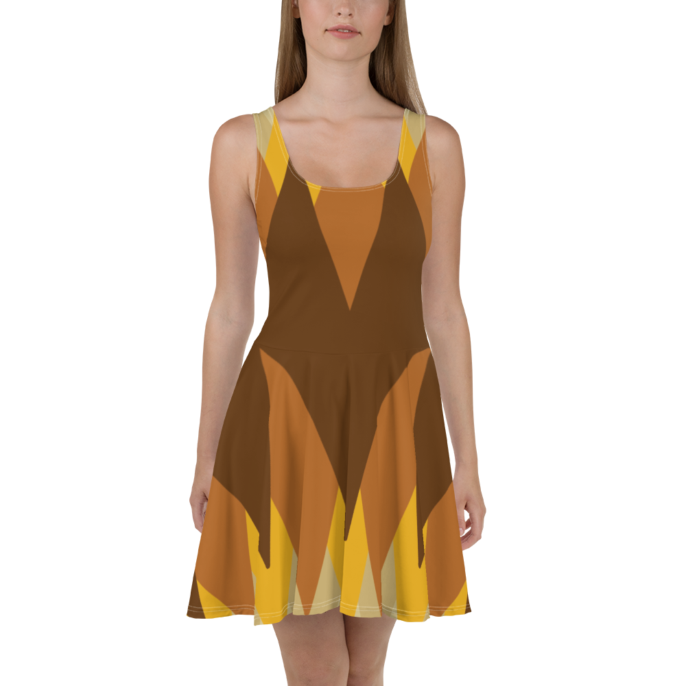 Golden Forest | Skater Dress