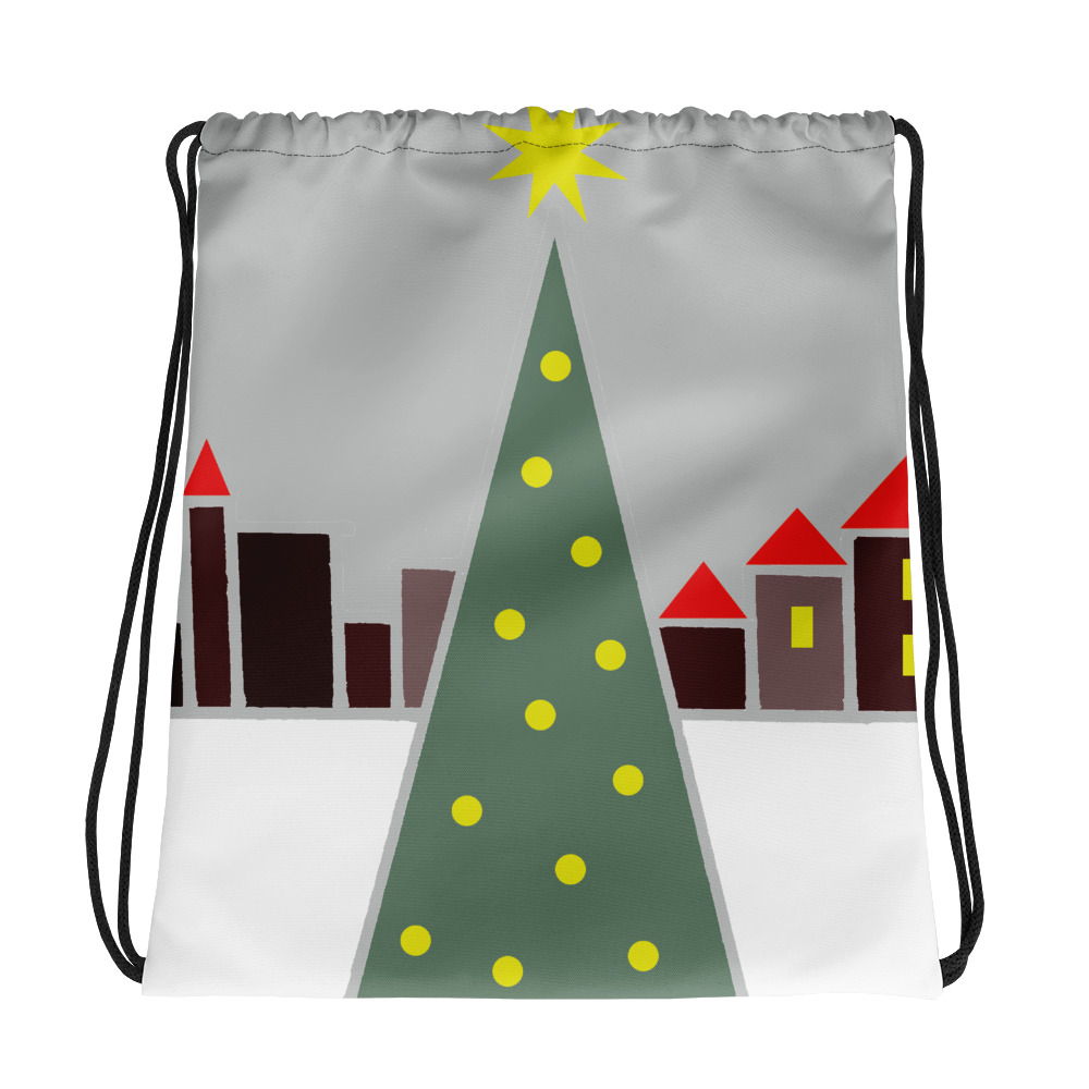 Christmas Market | Drawstring Bag