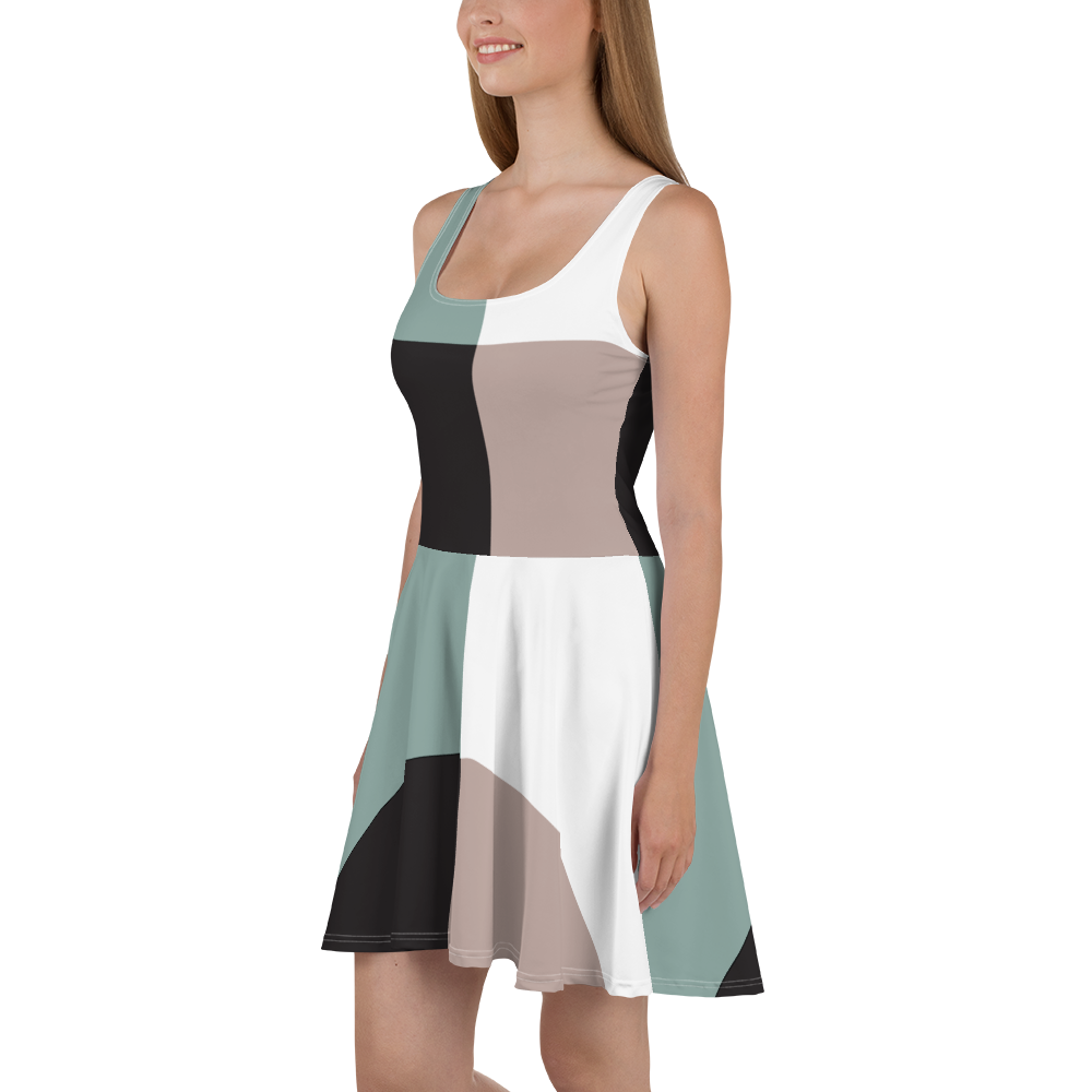 Pastel Square | Skater Dress