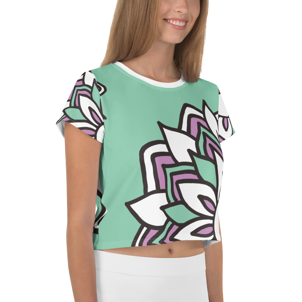 Smiling Flowers | Crop Tee
