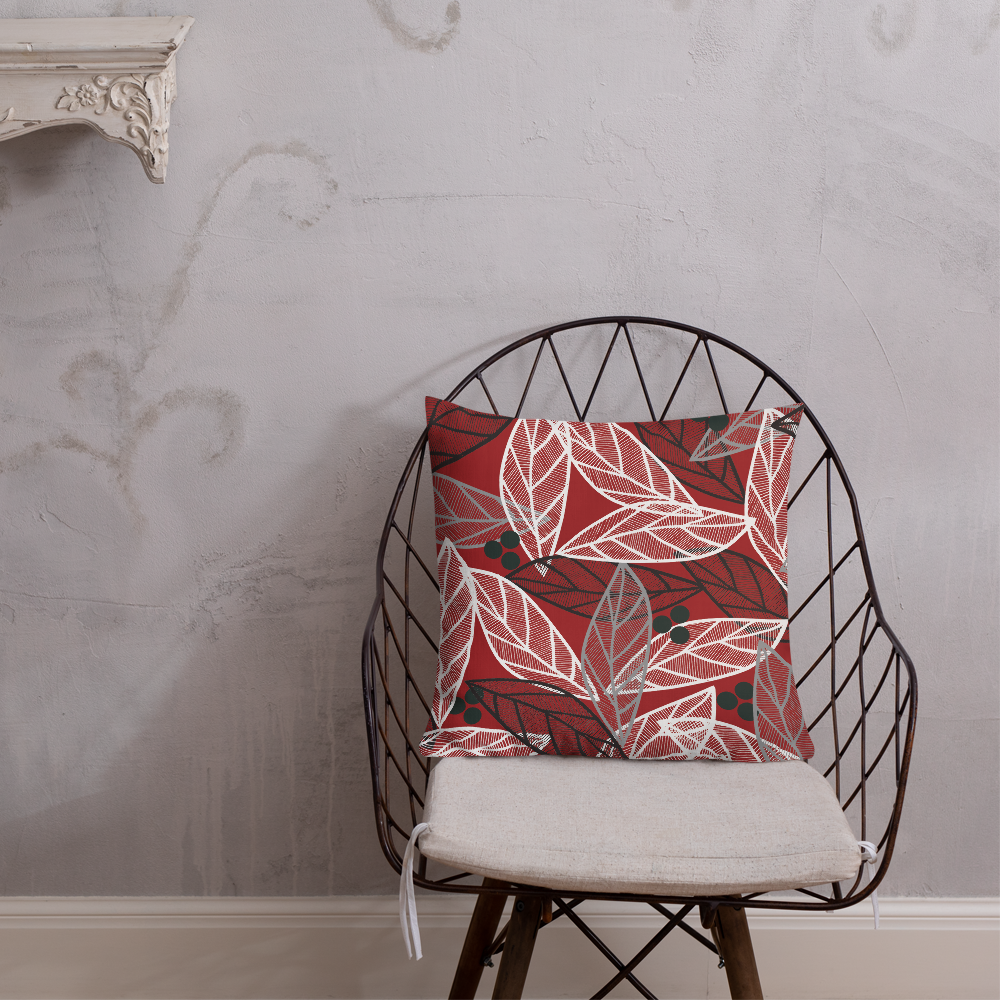 Christmas Leaves | Pillow