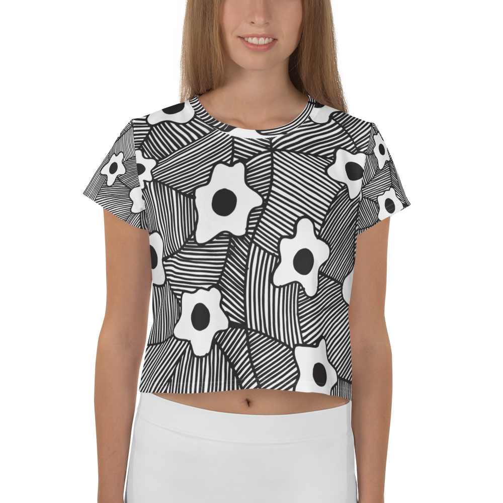 Black Ornament | Crop Tee