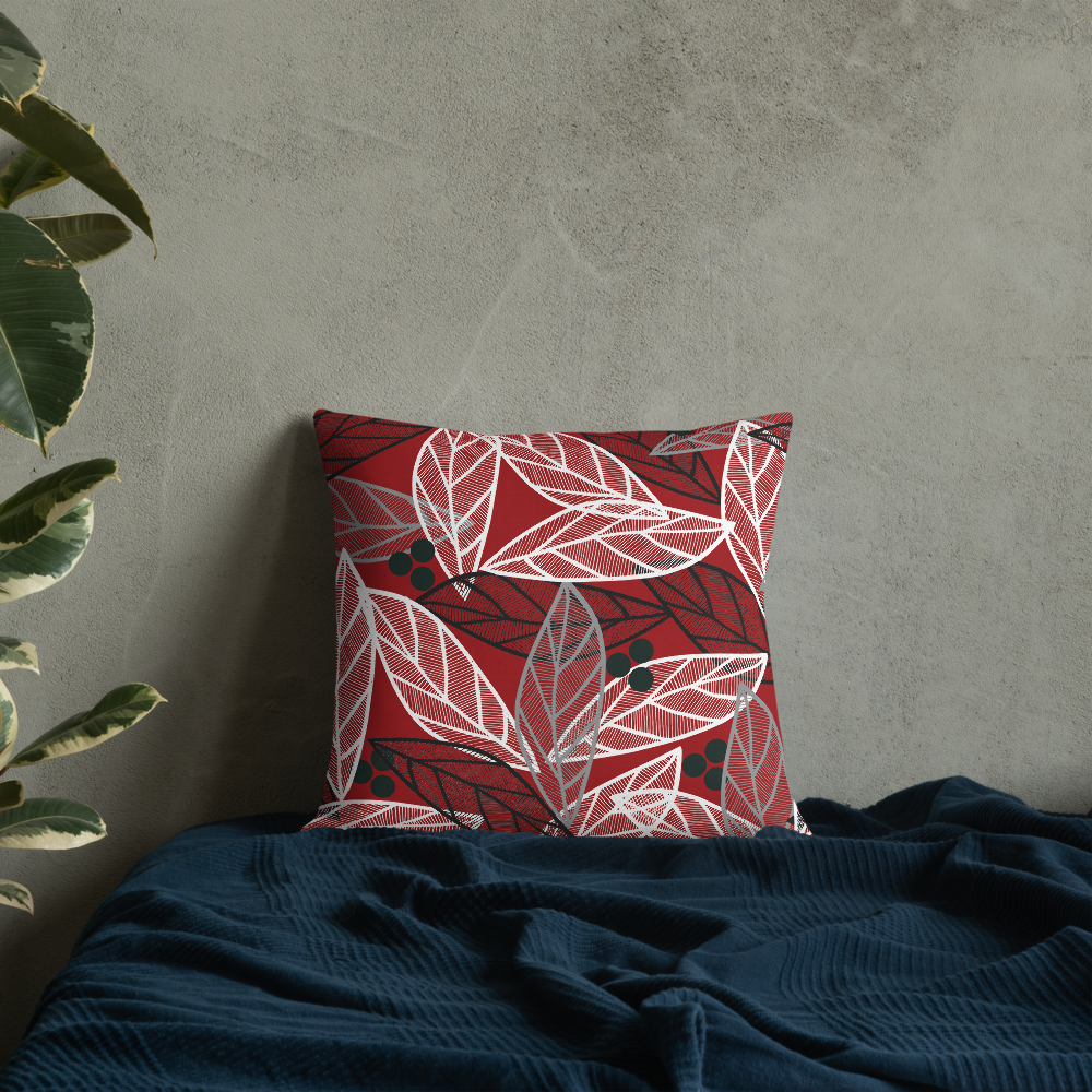 Christmas Leaves | Pillow