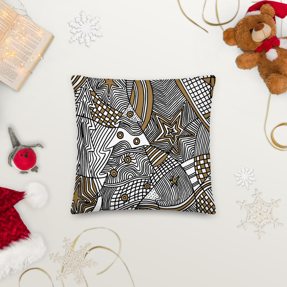 Christmas Graphic Ornament | Pillow