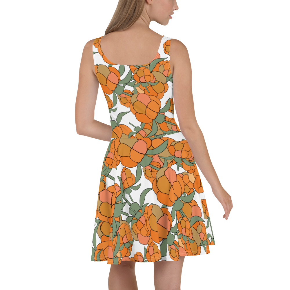 Lakka Ornament Black | Skater Dress