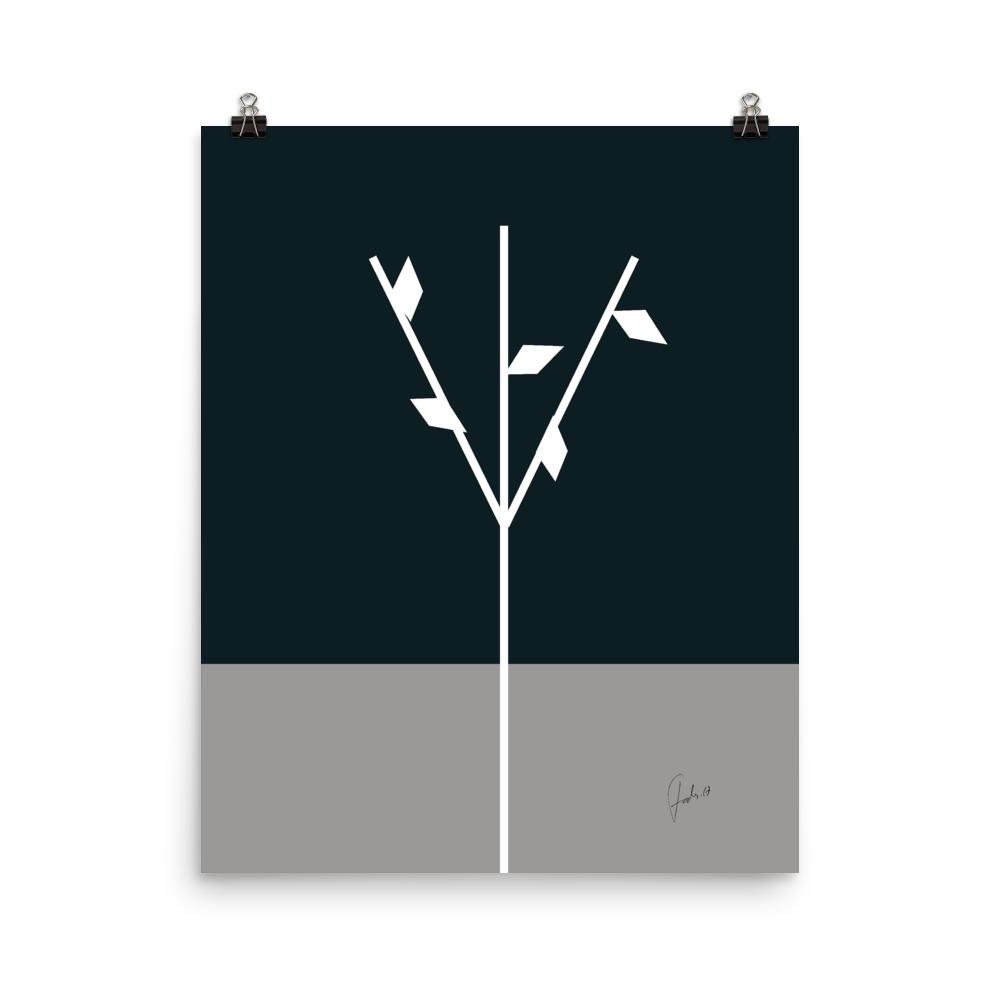 Tree in Snow | Poster