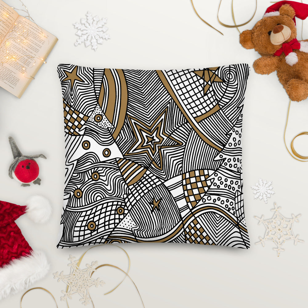 Christmas Graphic Ornament | Pillow