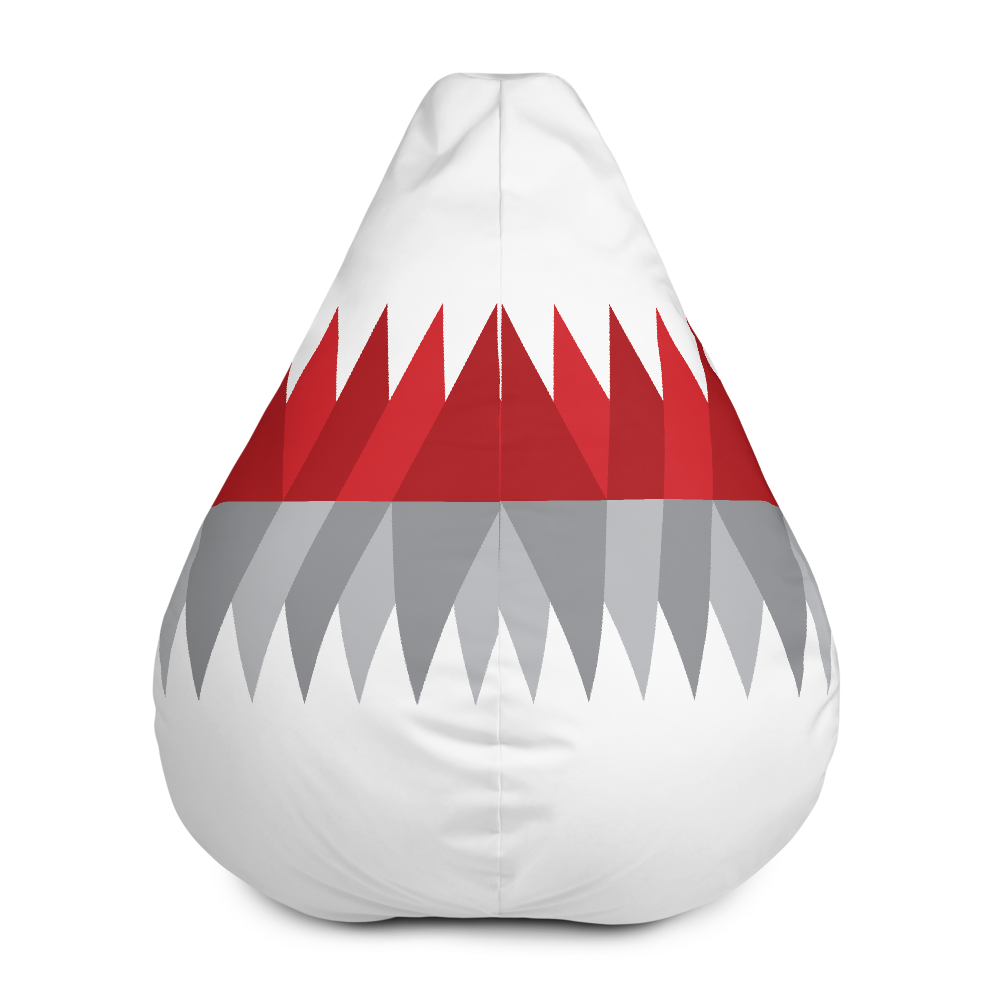 Red Gray Christmas | Bean Bag Chair