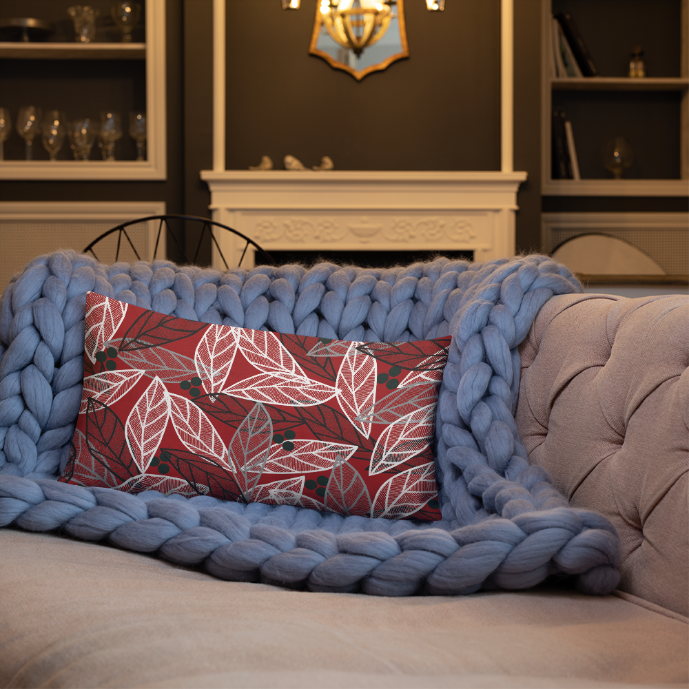 Christmas Leaves | Pillow