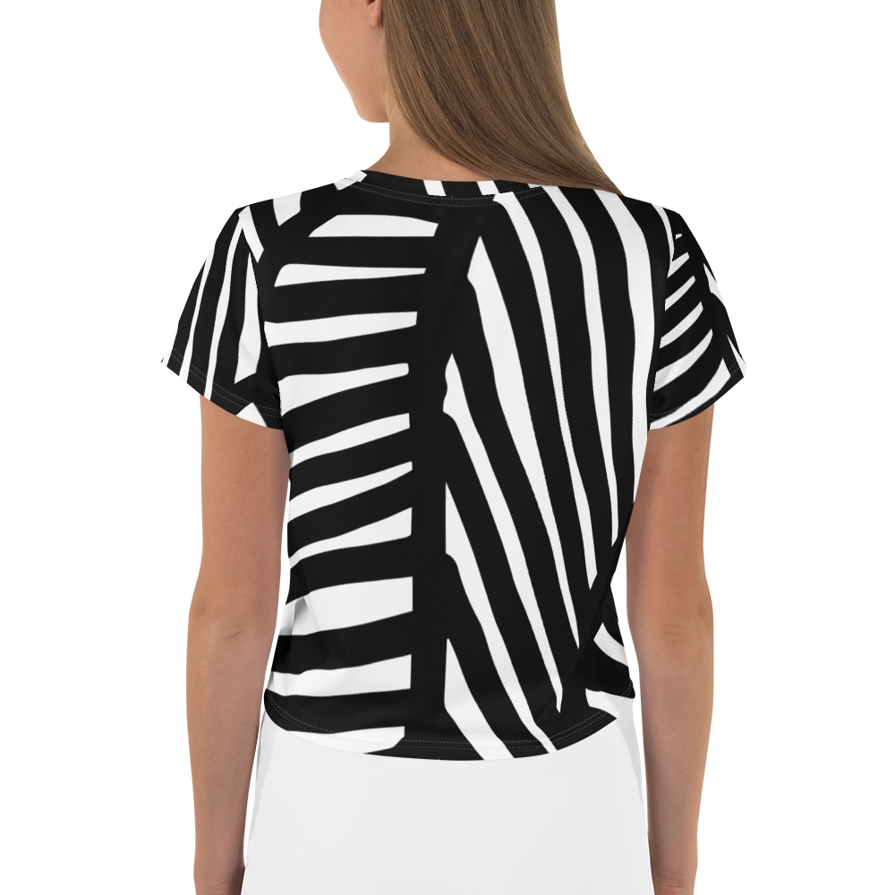 Black and White Ornament | Crop Tee