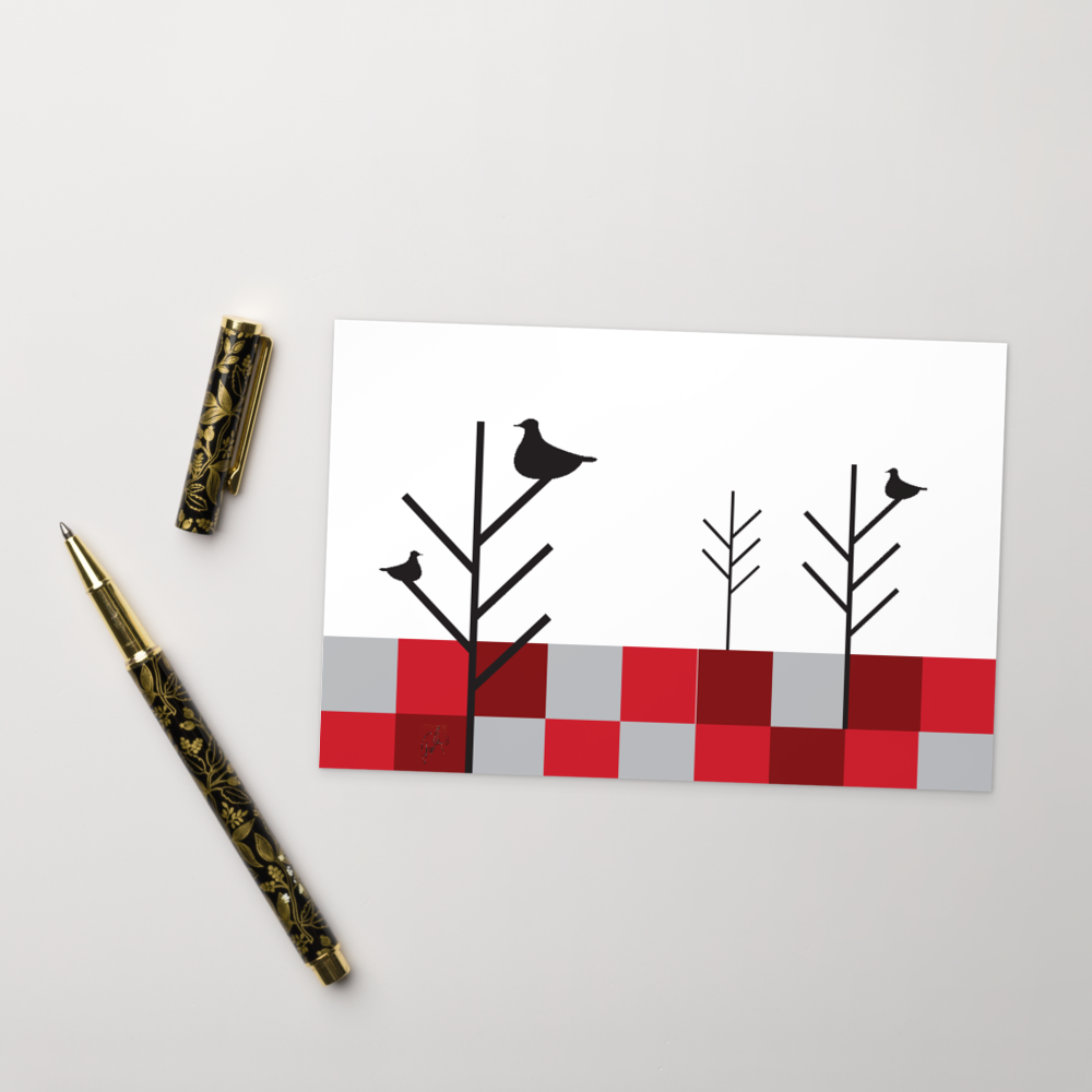 Christmas Birds | Postcard