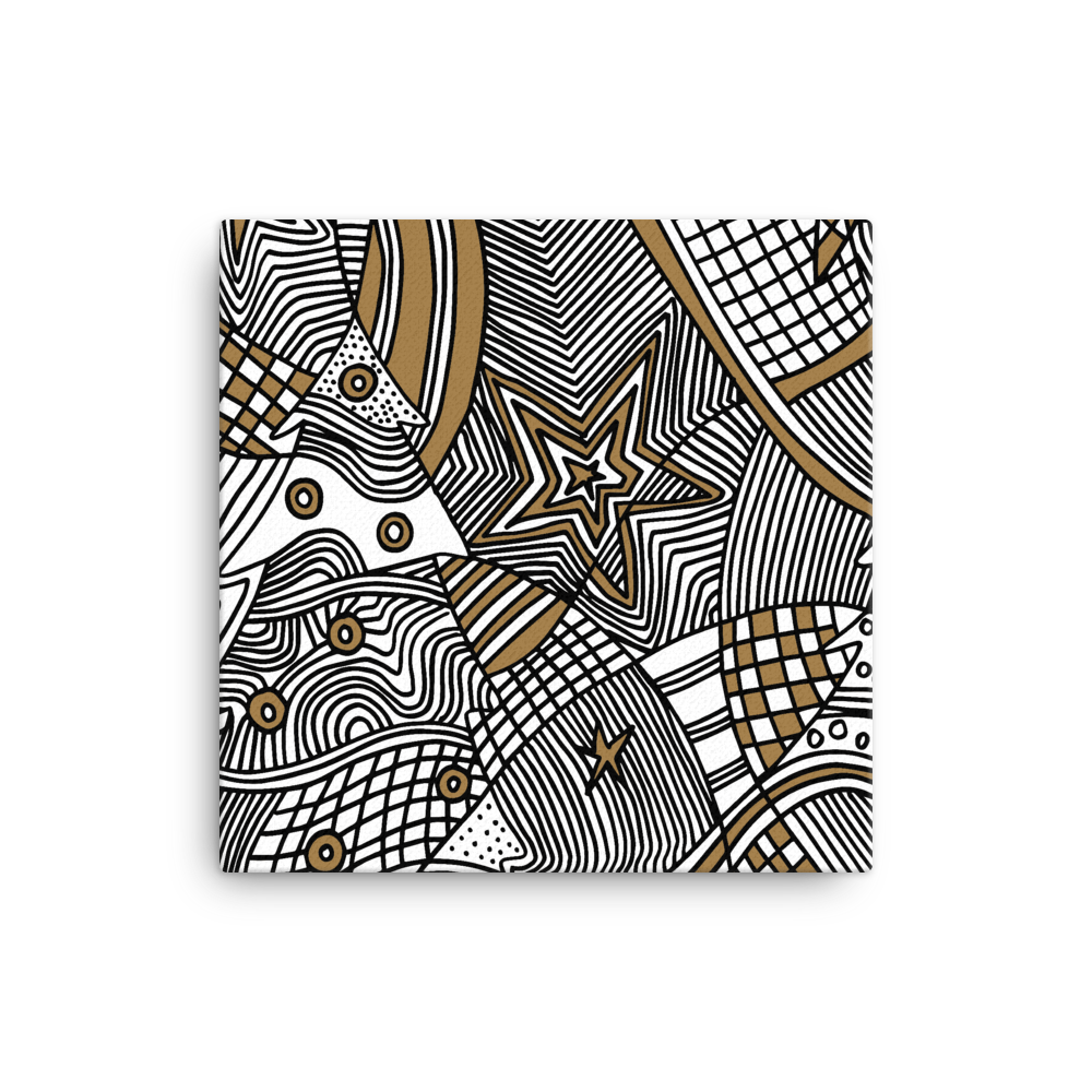 Christmas Graphic Ornament | Canvas
