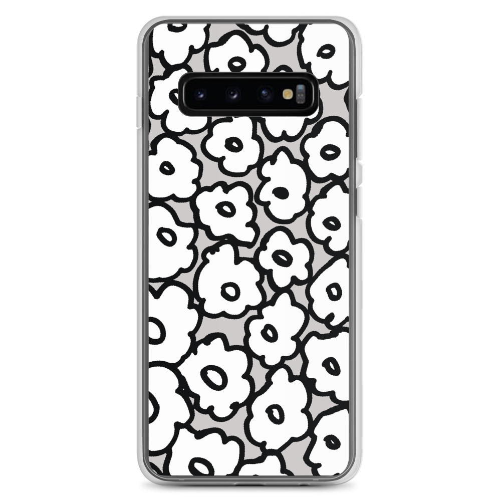 Happy White Flowers | Samsung Case