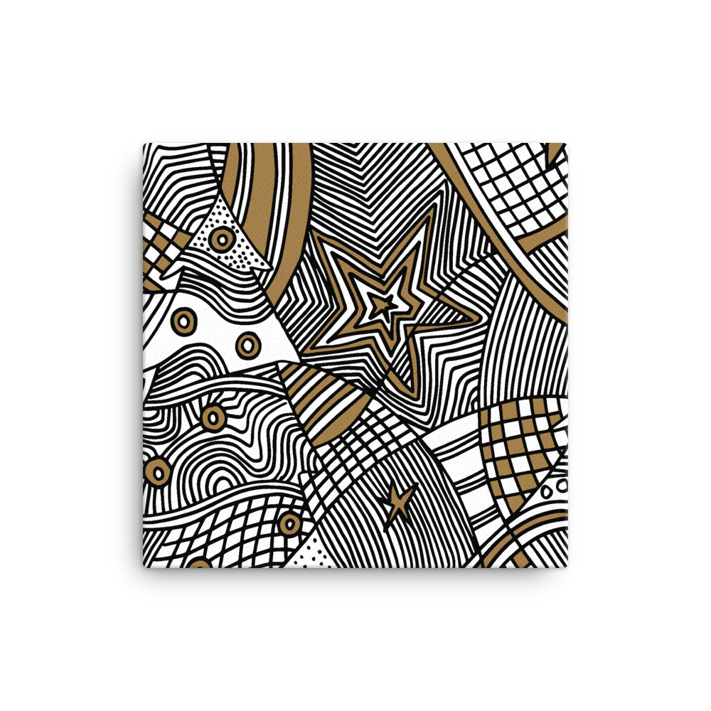 Christmas Graphic Ornament | Canvas