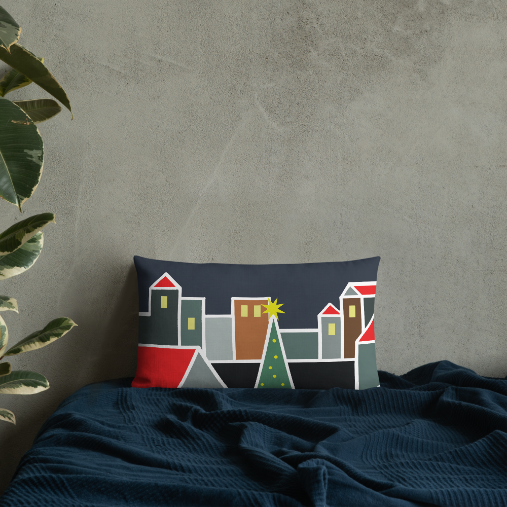 December Eve Red | Pillow
