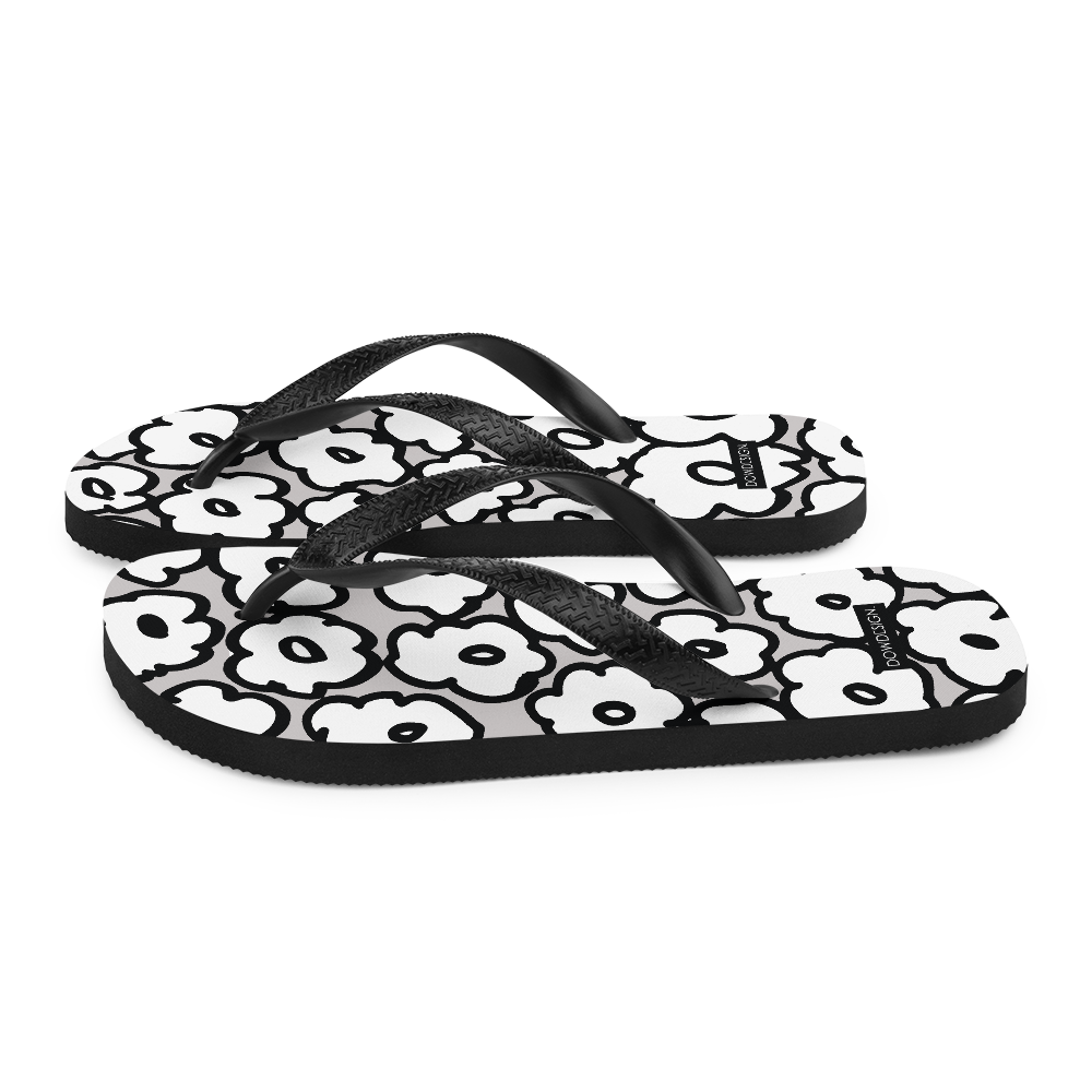Happy White Flowers | Flip-Flops