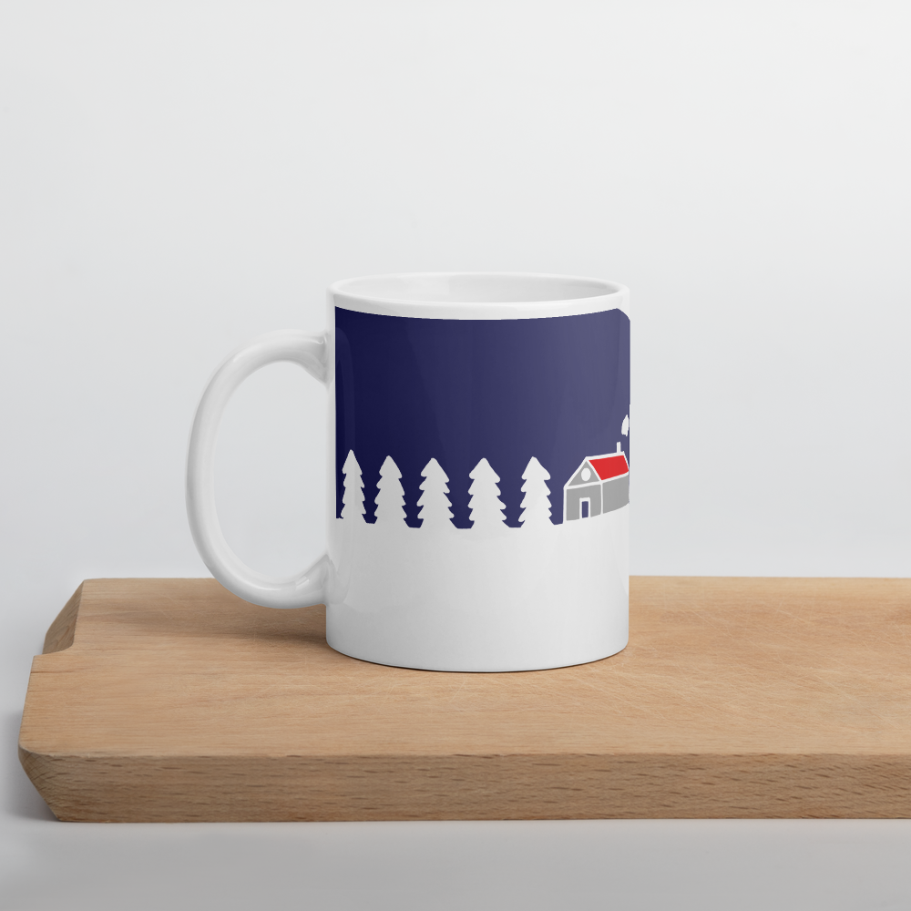 Home In White Forest | Mug