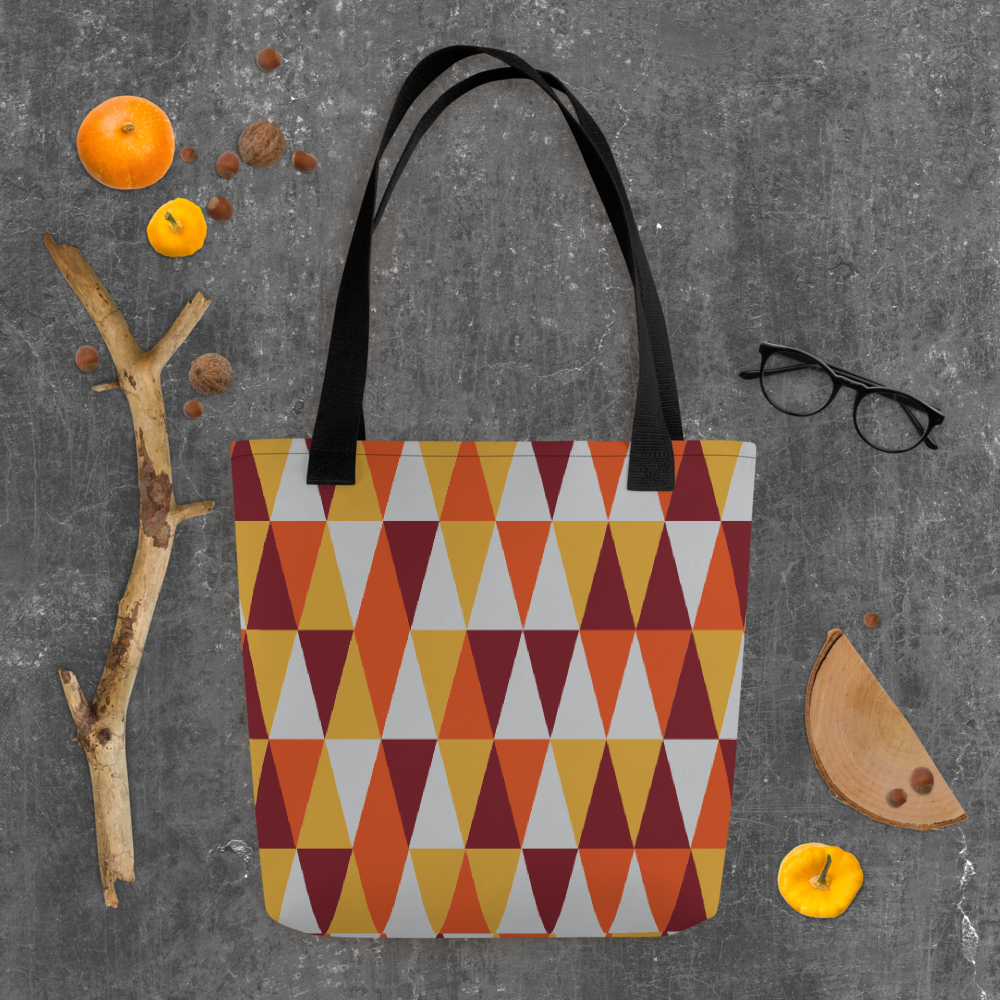 Autumn Triangles | Tote Bag