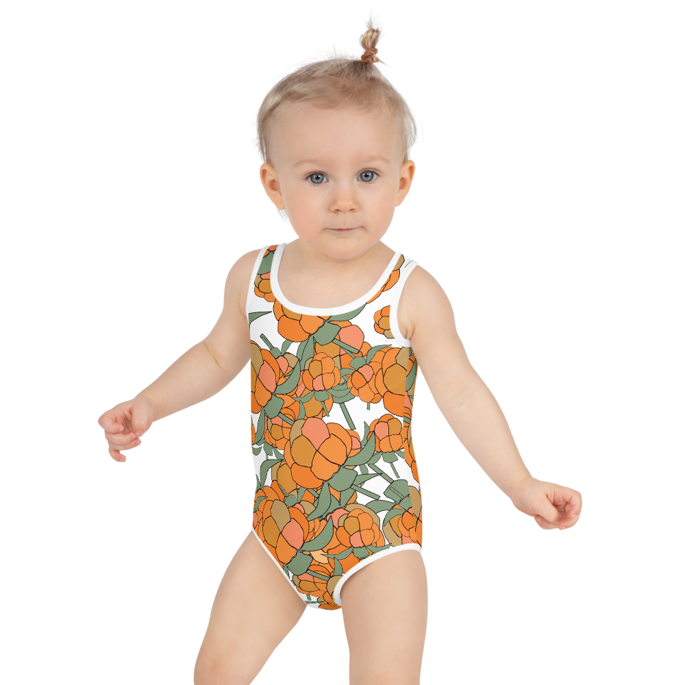 Lakka Ornament Black | Kids Swimsuit