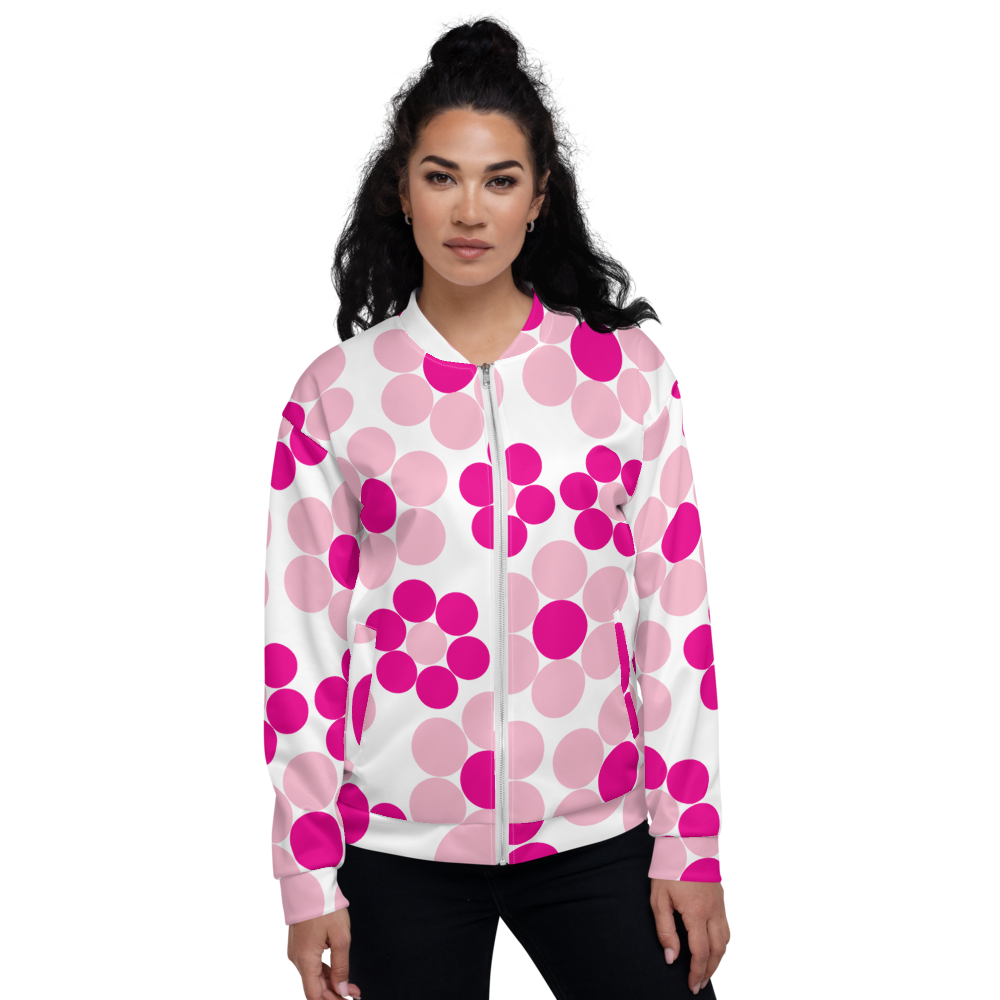 Happy Flowers Ornament | Bomber Jacket