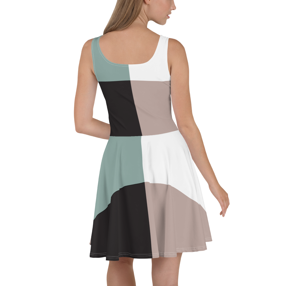 Pastel Square | Skater Dress