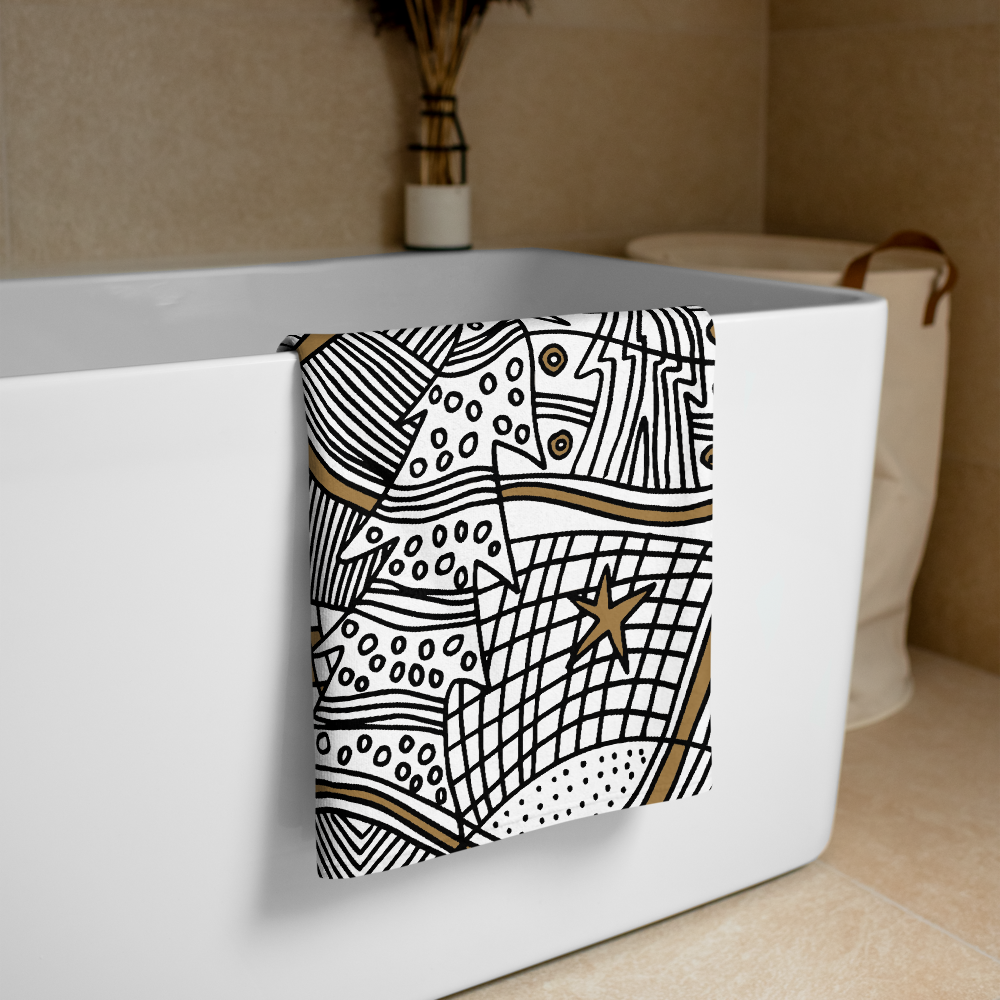 Christmas Graphic Ornament | Towel