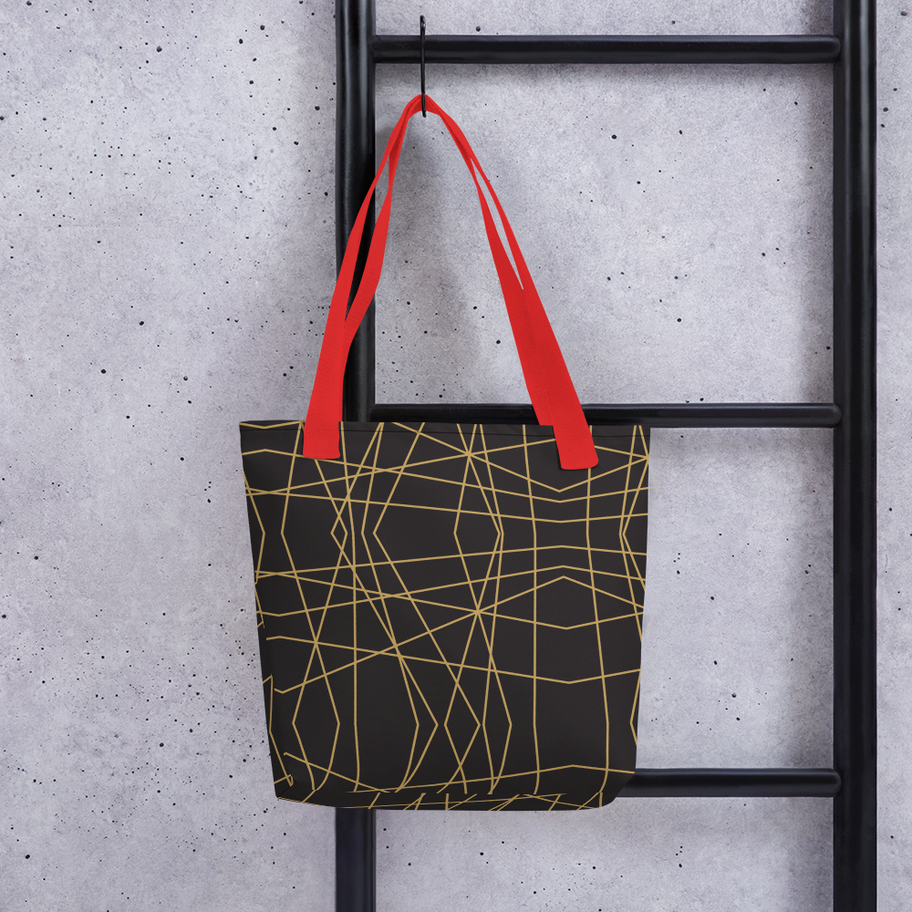 Golden Ornament Lines | Tote Bag