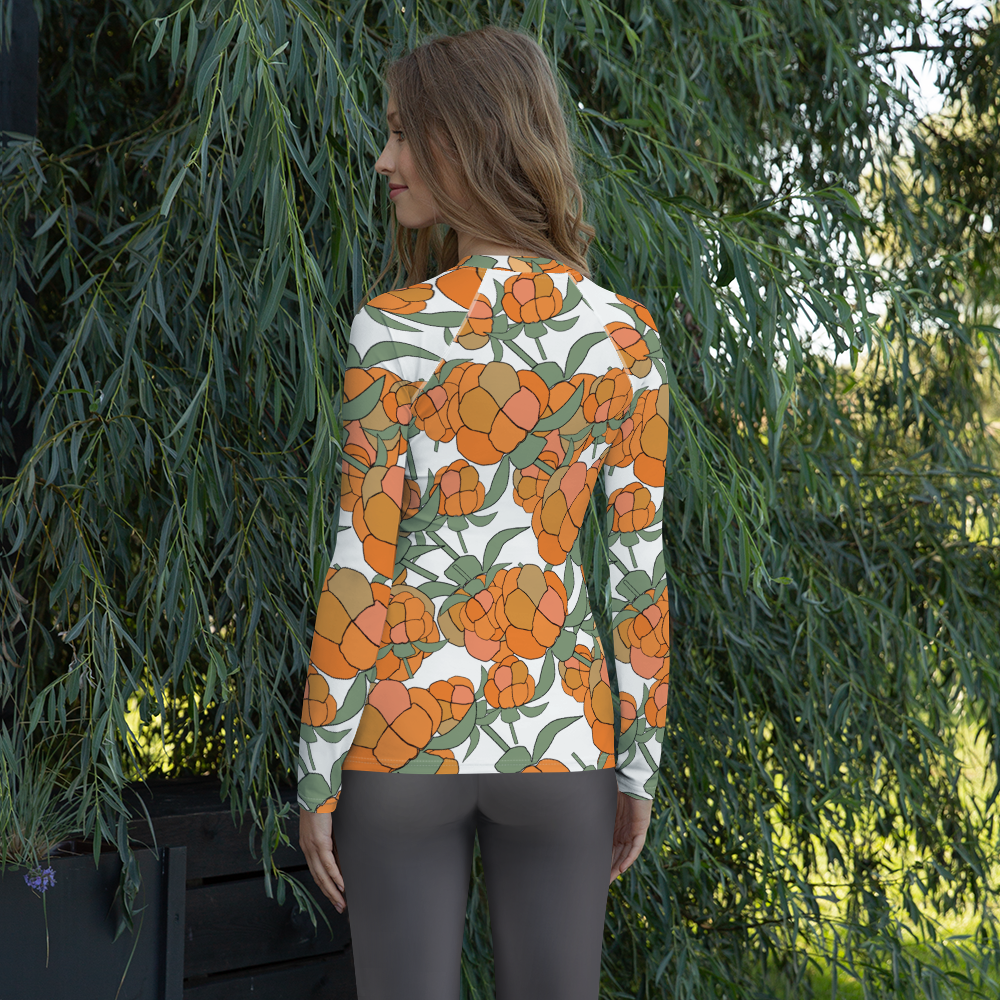 Lakka Ornament Black | Women's Rash Guard