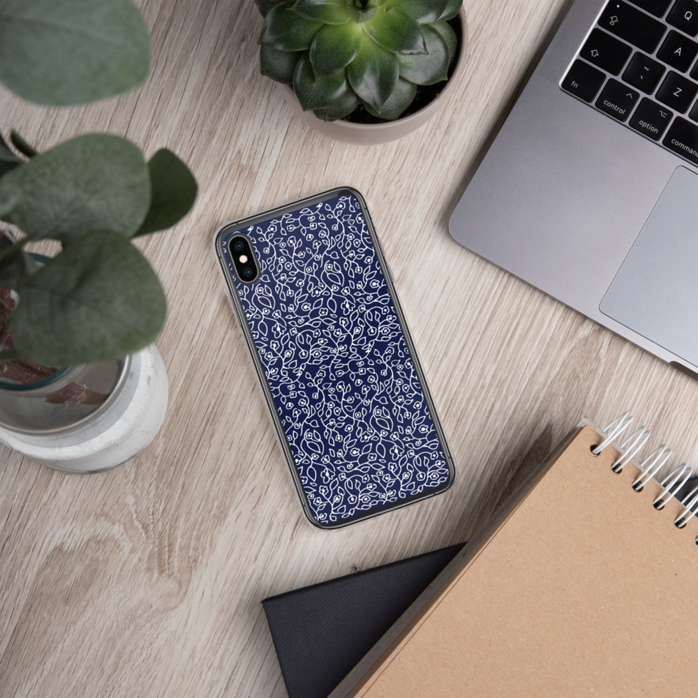 White Small Flowers | iPhone Case
