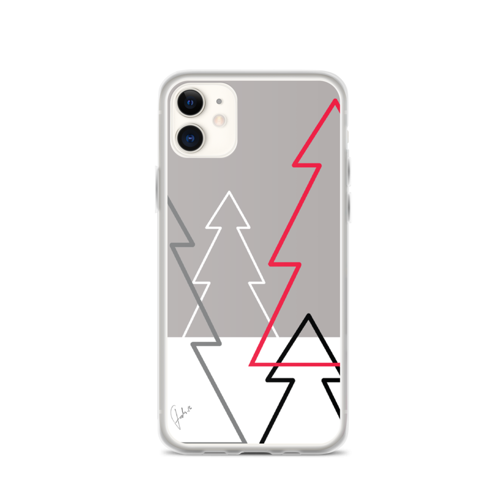 Christmas Tree Forest Colours | iPhone Case