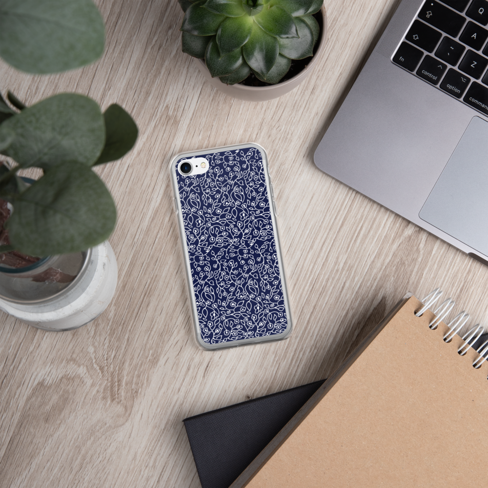 White Small Flowers | iPhone Case