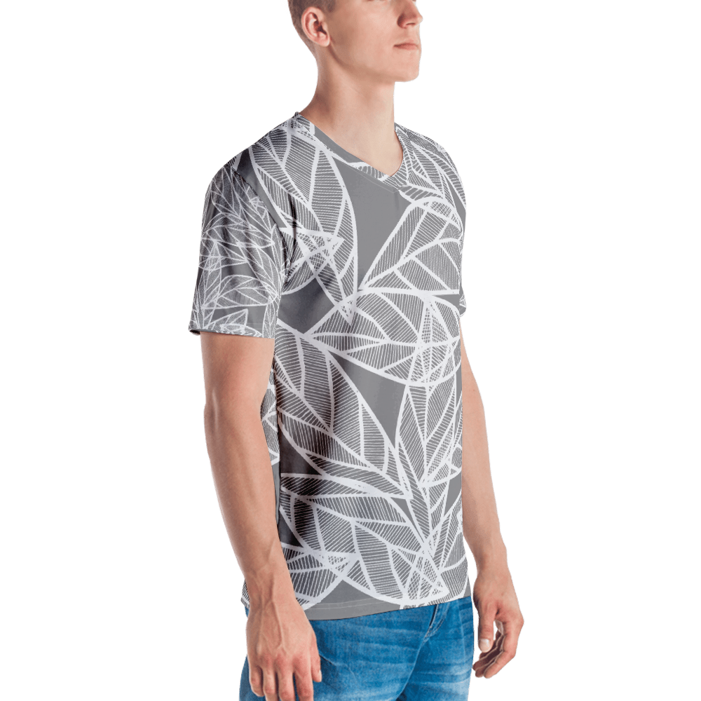 Messy White Leaves | Men's T-Shirt