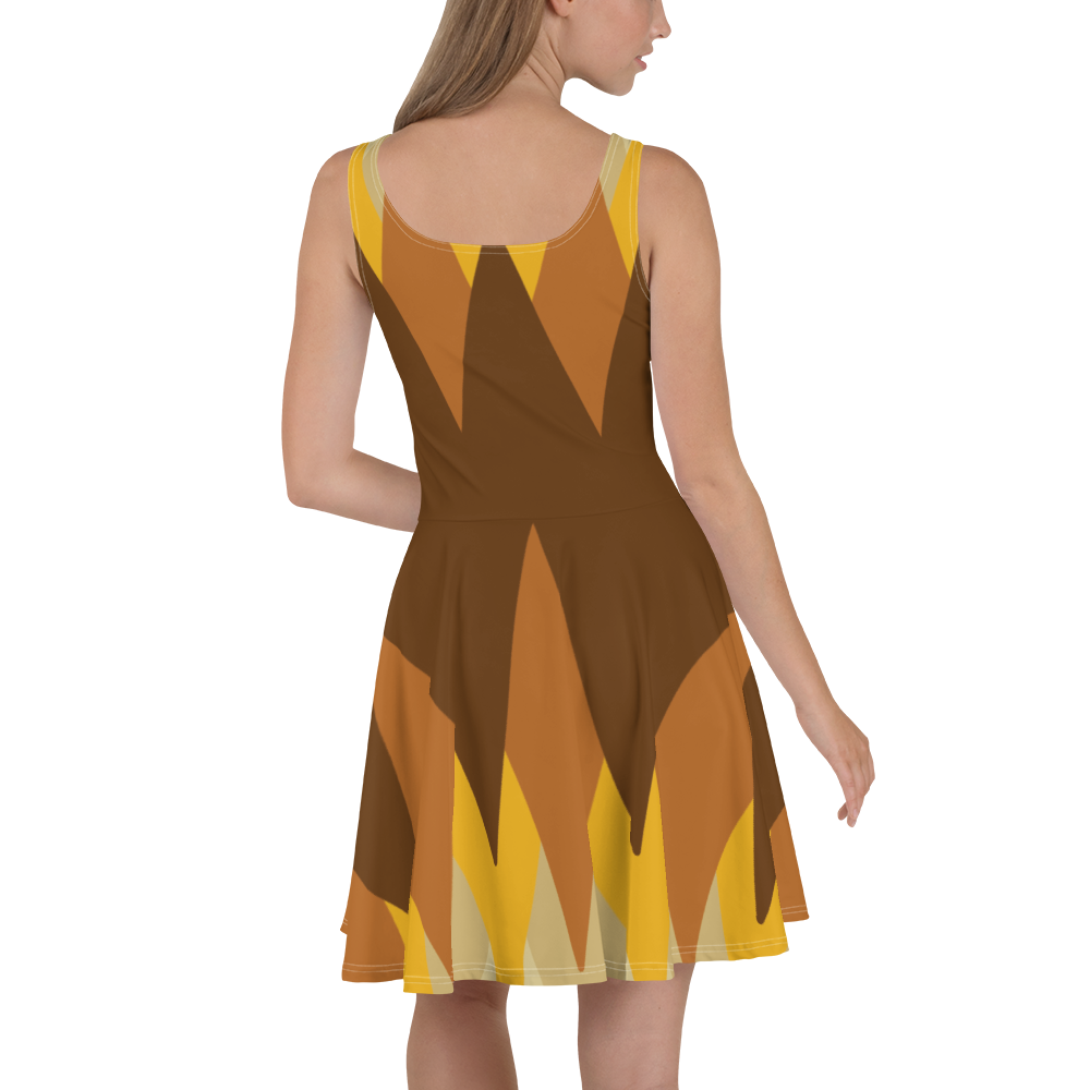 Golden Forest | Skater Dress
